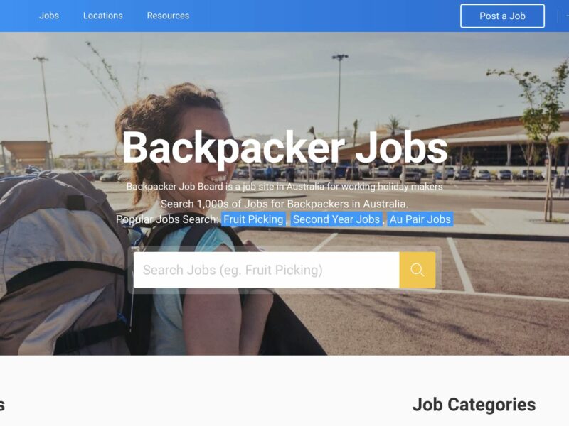 Backpacker Job Board